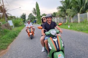 Mekong River Relaxing Sail boat cruise to Coconut Canals (1.5HRS) - Ben Tre pickup: motorbike or tuktuk to the pier without the hassle